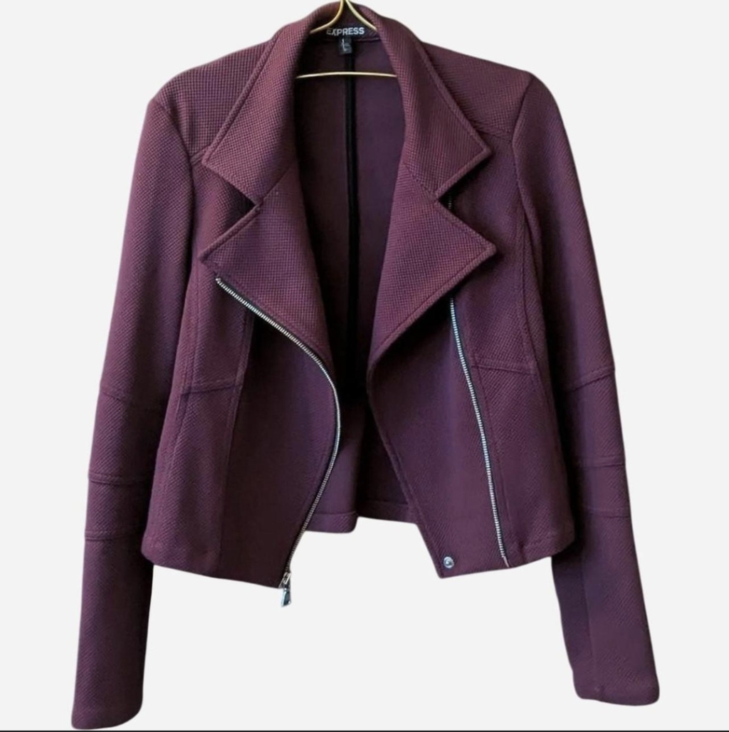 Express Women's Burgundy Jacket